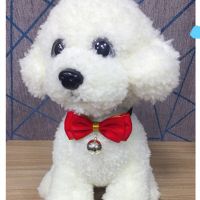 新品特价宠物铃铛狗狗项圈铃铛猫咪蝴蝶结铃铛泰迪小型犬项圈项链 红色 S:【适合1-4斤内可调节】