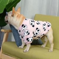 法斗加厚两脚棉衣小狗狗衣服秋冬装斗牛犬八哥巴哥小型犬冬季保暖 卫衣(粉色熊猫) S号(8斤左右)