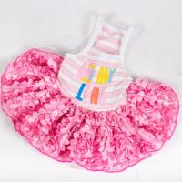 天宠宠物夏季吊带裙泰迪约克夏比熊狗狗裙子 粉色 8#