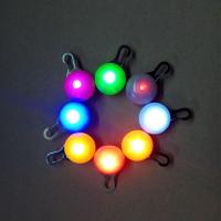 宠物LED狗狗发光吊坠泰迪夜光防走失丢灯狗牌猫咪铃铛夜间遛狗灯 随机电池款(送铃铛)