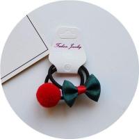 蝴蝶结宠物皮筋狗狗发圈猫咪头饰约克夏不伤毛饰品 墨绿蝴蝶结