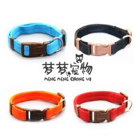 狗绳狗狗用品牵引绳泰迪金毛小中大型犬小狗遛狗绳胸背带宠物用品 单独项圈[颜色随机] [S码]建议3-8斤