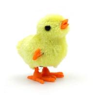 宠物玩具发条跳跳老鼠小鸡小兔毛绒猫咪玩具幼猫自嗨逗猫宠物用品 毛绒发条小鸡