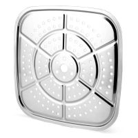 多功能电热锅蒸笼蒸片30*30蒸屉帘子不锈钢蒸笼韩式四方锅蒸笼 方锅蒸片