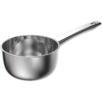 [一锅两用]不锈钢水勺子水瓢水舀子水壳长柄水漂可当奶锅汤锅用 [14.5CM]0.3MM薄偏小?+