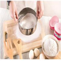 烘焙家用304不锈钢加厚加固面粉筛30-60目超细网筛手持过滤网筛 15cm普通款