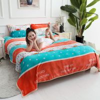 [加厚双面绒]法兰绒床单单件套毛绒单子保暖毛毯单人盖毯被单子 好奇兔 120*200[宿舍床用单件床单]