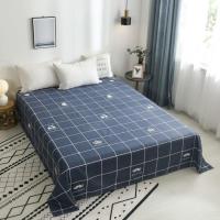 床单单件夏天亲肤学生家用宿舍被单单人双人床上用品床罩褥单褥罩 WSLP/胡子 48*74枕套一个/没被套