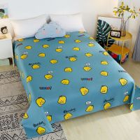 防水隔尿床单婴幼儿童宠物隔尿垫老人防失禁单子可机水洗卡通床单 童年-绿 60*110cm