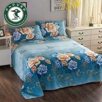 啄木鸟新款床单单件亲肤磨毛单人双人床单不起球不褪色不缩水床单 美丽花景 1.2床用150x230cm床单单件