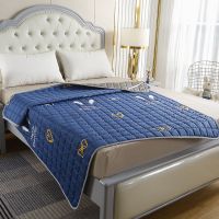 四季通用防滑床垫床护垫榻榻米床褥子可机洗护垫1.5单双人1.8学生 四季款[心想事成] 宽0.6米x长1.2米颜色随机