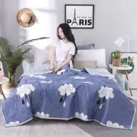 [半价]夏凉被空调被儿童薄被子可机洗单双人春秋被夏季薄被 撒娇云朵 夏凉被90*140[儿童款]