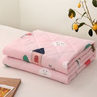 夏天空调被夏凉被双人春秋薄被子可水洗机洗夏季学生宿舍单人夏被 动物城-玉MYH 1x1.5米(儿童夏被)