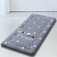 加厚可折叠宿舍上下铺学生床垫榻榻米垫子儿童单人高低床地铺垫被 暗调灰(加厚可折叠) 90cm*190cm(宿舍专用)