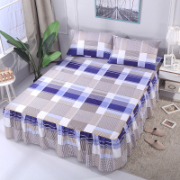 [欧哆姿]韩版床裙三件套+枕套床罩床单席梦思床垫保护套 追梦 100*200cm三件套