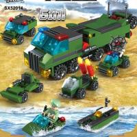 兼容乐高积木儿童益智拼装玩具亲子互动拼插幼儿园小颗粒积木小盒 军事战甲六合一148颗粒(精美袋装)