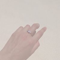 戒指女韩版学生简约情侣一对可调节星月闺蜜戒指时尚百搭生日礼物 星星戒指