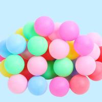 抖甩乒乓球拓展团建游戏道具幼儿园户外亲子公鸡下蛋室内活动年会 10个优质磨砂彩球