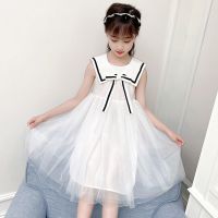 女童连衣裙夏装2020新款洋气仙女裙子儿童公主裙小孩蓬蓬纱裙春秋 白色 2017款裙子 110 建议身高1米