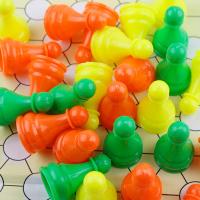 跳棋王 友明3色跳棋 大号45粒棋子 亲子互动益智玩具 友明跳棋王 45 颗棋子装 1 套