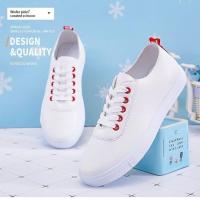 小白鞋女2021新款百搭春季女鞋子女透气夏款板鞋休闲厚底潮鞋学生 1201红色 35