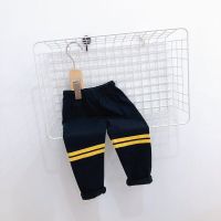 女婴儿宝宝0到一两周岁半3小孩打底裤子5秋装6个月10儿童春秋长裤 黑色两杠裤子 100建议身高85-95cm