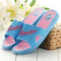 回力拖鞋男凉拖鞋居家简约防滑软底一字拖多色情侣拖鞋夏季休闲潮 天蓝色 37