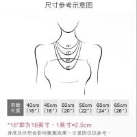 40-45-50cm厚镀金不掉色蛇骨项链锁骨情侣项链颈链女首饰手链 40cm蛇骨项链一条