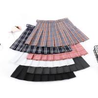 百褶裙没内衬小短裙方便超短裙不带裙子女夏走光无安全裤无打底 白色(有内衬) S 64cm