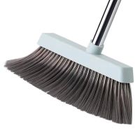 扫把簸箕套装组合家用撮箕笤帚刮水器不粘头发扫地神器扫帚垃圾铲 单个扫把[颜色随机]