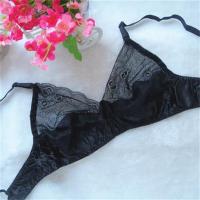 都市真丝文胸丽人无钢圈薄款桑蚕丝中老年妈夏秋超薄款单层胸乳 黑色 75B