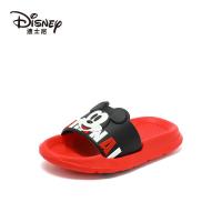迪士尼童鞋儿童凉拖鞋2021新款家居女童鞋室内防滑宝宝拖鞋男童鞋 大红 18 码内长约13cm