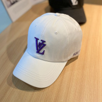 木楠橙/棒球帽男女休闲百搭刺绣字母时尚帽子夏韩版遮阳帽鸭舌帽 白色 可调节