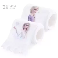 迪士尼女童打底裤春夏2021新款薄女宝宝洋气黑色白色舞蹈裤袜夏装 2条装 白白 SP97305 110cm