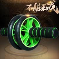 自动回弹健腹轮腹肌轮锻炼腹部卷腹轮健身器材家用减肚子男士训练 (不回弹)精灵款腹肌轮(无跪垫)