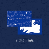 ISU/一树设计 贺卡系列送人生日小卡片七夕情人节礼物情侣结婚创意ins风高端明星片信封签名片 一树的猫