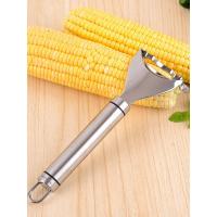 304不锈钢剥玉米刨玉米脱粒器削玉米刨粒器剥离厨房用品家用神器 玉米器)304不锈钢