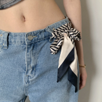 收腰神器改小丝带丝巾腰带女士装饰配牛仔裤裤腰皮带夏季收紧 图片色