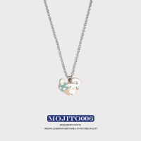 项链女百搭简约钛钢玉桂狗毛衣链ins吊坠挂坠个性潮男情侣配饰 雪糕玉桂狗