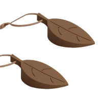 门塞门顶门碰阻门器可爱防风门阻门垫门楔子挡门塞垫 咖啡2只