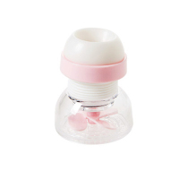 水龙头防溅花洒加长延伸器家用厨房净水器通用万能喷头节水过滤嘴 粉色 2个装