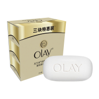 OLAY玉兰油深度滋润香皂普通型三块特惠装100gX3洗脸清洁洗澡沐浴 100g*3块