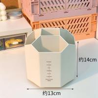 片片吖ins清新可爱旋转笔筒学生宿舍桌面书桌收纳大容量笔筒收纳 旋转5格笔筒