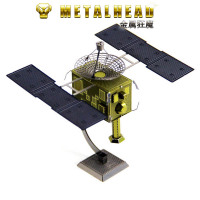 新款5折促销 全金属DIY拼装模型3D立体拼图 阿波罗推进器和登月舱 彩色人造卫星 需另购DIY工具