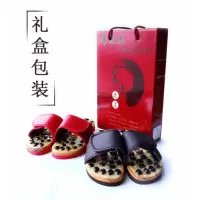 鹅卵石按摩拖鞋穴位足疗鞋男足底防滑脚底卧室内家居凉拖鞋女春夏 体验款[颜色随机] 无赠品,鹅卵石款 34-35