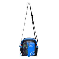 狼骑户外单肩包女男斜挎包韩版旅行包超轻便携皮肤包登山包小背包 彩兰