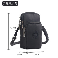 漂亮琳娜新品手机包女迷你小包包单肩斜挎包手包零钱包挂脖手腕包 黑色 小号高17厘米3046