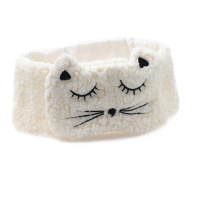 月子头巾帽子坐产妇的孕妇产后女夏季薄款睡帽春秋款发带可爱冬季 米白色-魔术贴热卖 M(56-58cm)