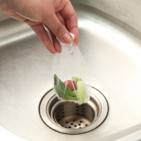 水槽下水道洗碗池过滤网防堵塞地漏厨房洗菜盆过滤器水切袋隔水袋 100只装