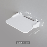 机顶盒置物架免打孔床边电视墙上路由器收纳盒墙壁挂墙投影仪支架 迷你款25.5CM(免打孔)